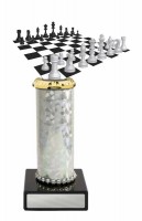 Chess Figurine on Column