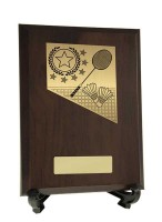 Plaque with Badminton Trim