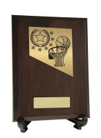 Plaque with Basketball Trim