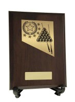 Plaque with Billiards Trim