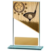 Golf Theme on Glass