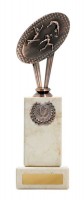 Metal Female Gymnastics Theme on Base